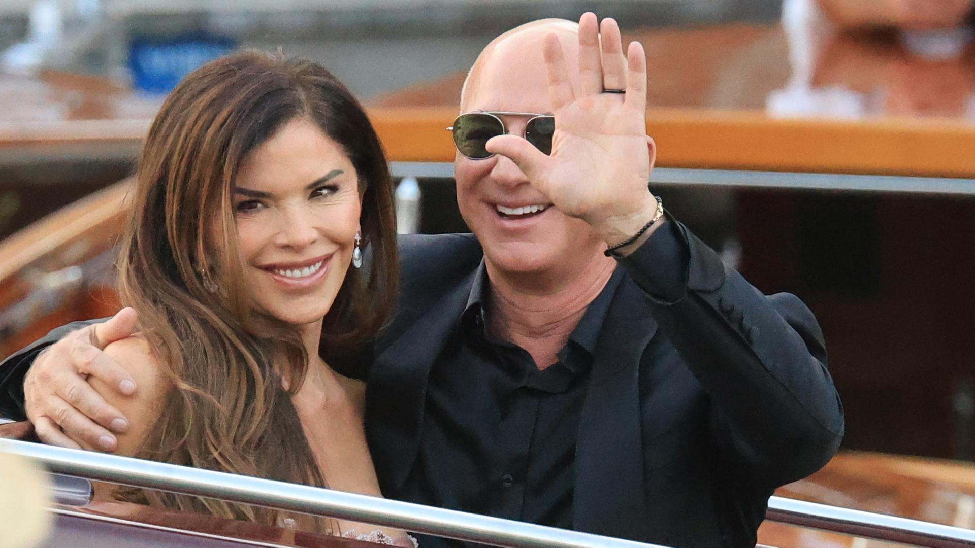 Das glückliche Hochzeitspaar: Jeff Bezos und Lauren Sanchez Bezos in Venedig