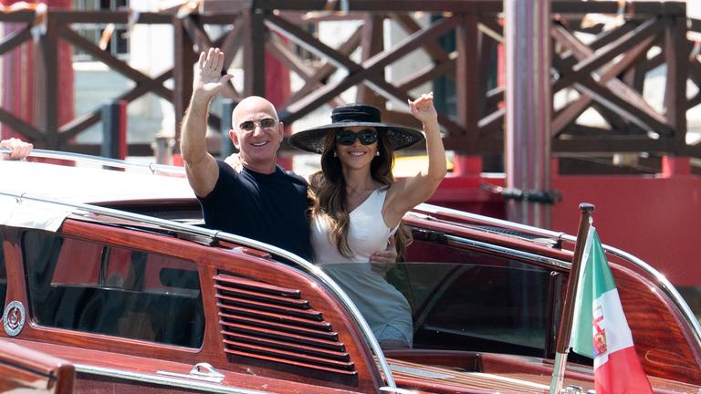 Bezos-Hochzeit: Das "Ja-Wort" ist gefallen