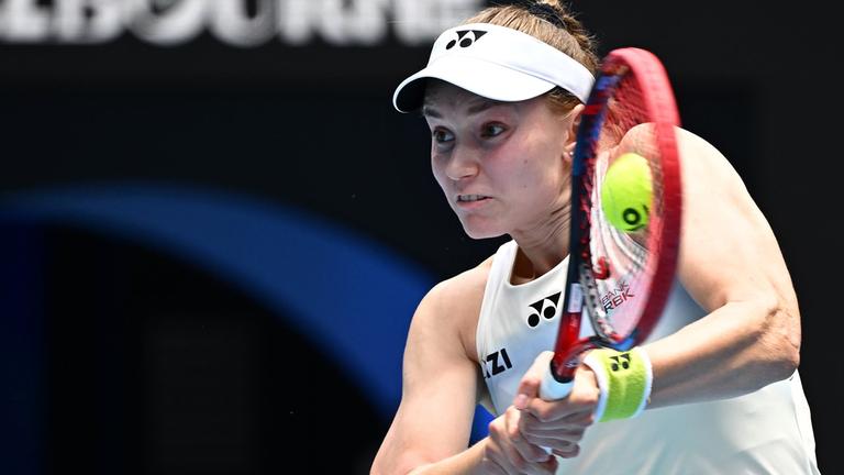 Die Kasachin Jelena Rybakina während des Viertelfinales der Australian Open 2026 in Melbourne, Australien.