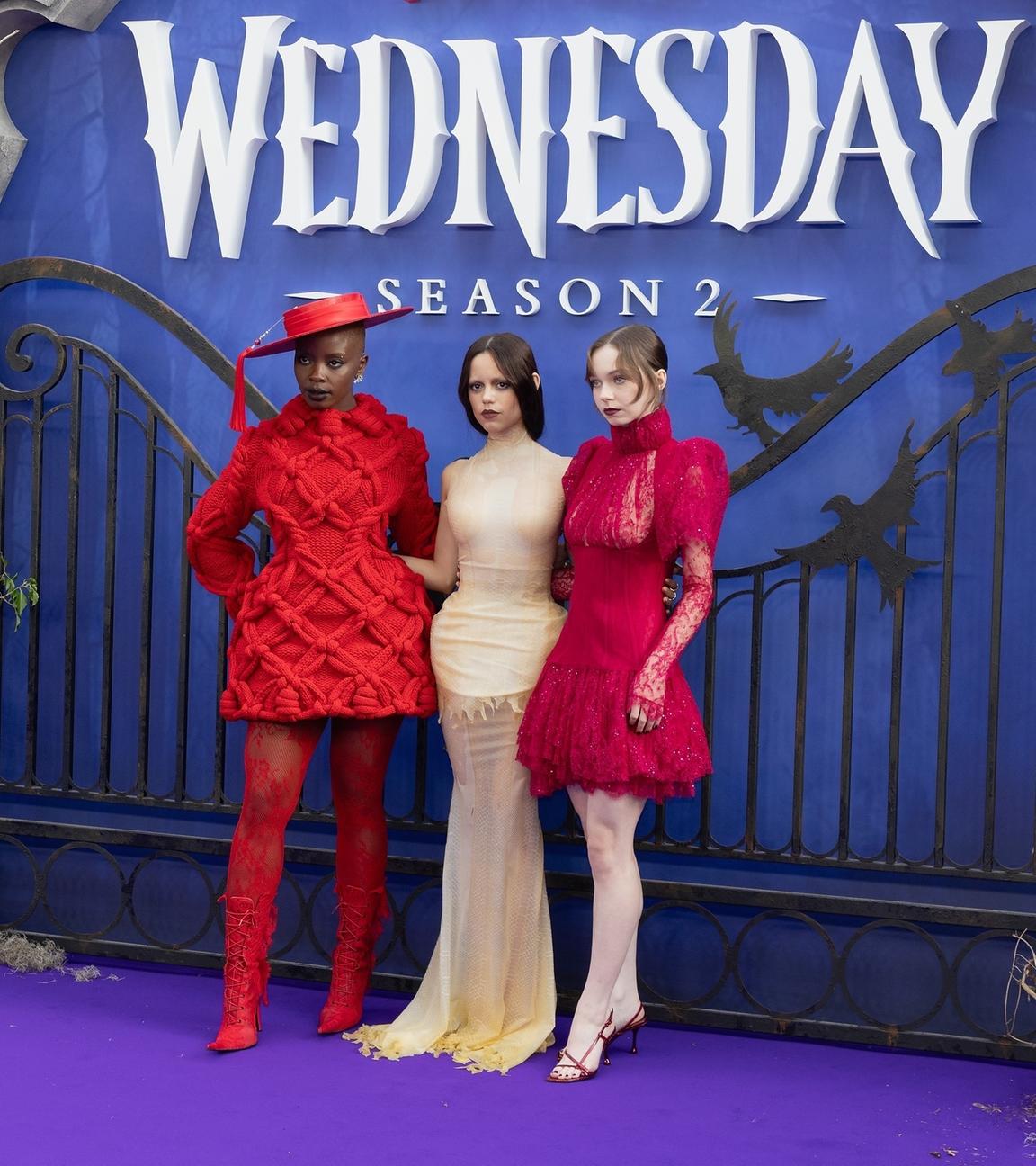 Jenna Ortega auf "Wednesday"-Premiere