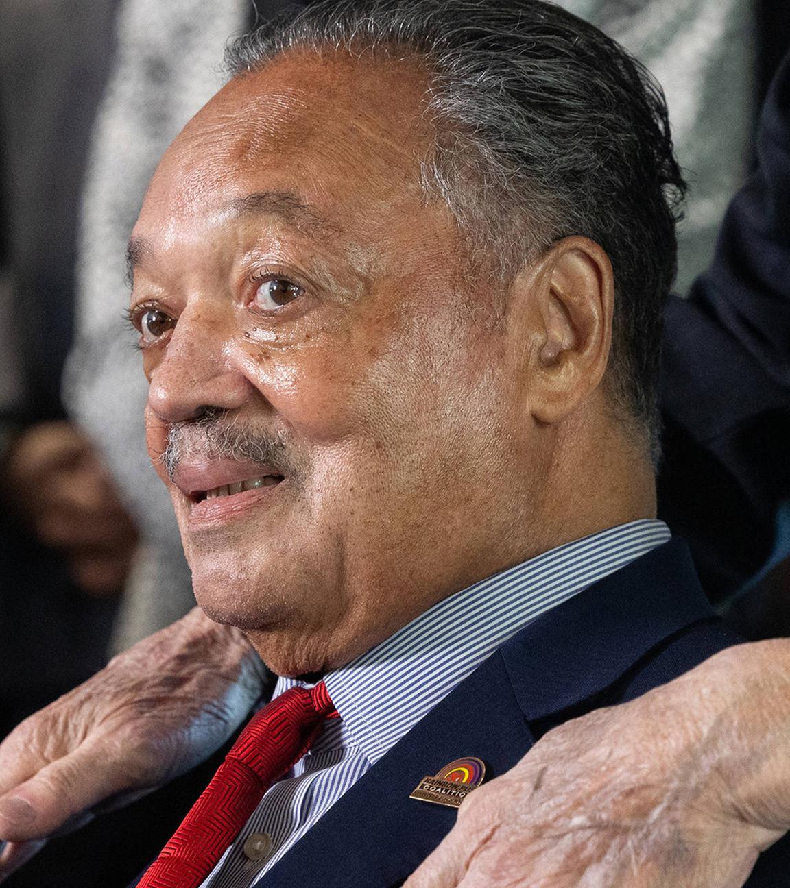 In Chicago, Illinois, USA, wird Jesse Jackson Sr. bei dem jährlichen Dr.-King-Frühstück der Rainbow PUSH Coalition am 20. Januar 2025 geehrt.