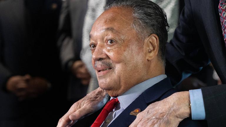 In Chicago, Illinois, USA, wird Jesse Jackson Sr. bei dem jährlichen Dr.-King-Frühstück der Rainbow PUSH Coalition am 20. Januar 2025 geehrt.