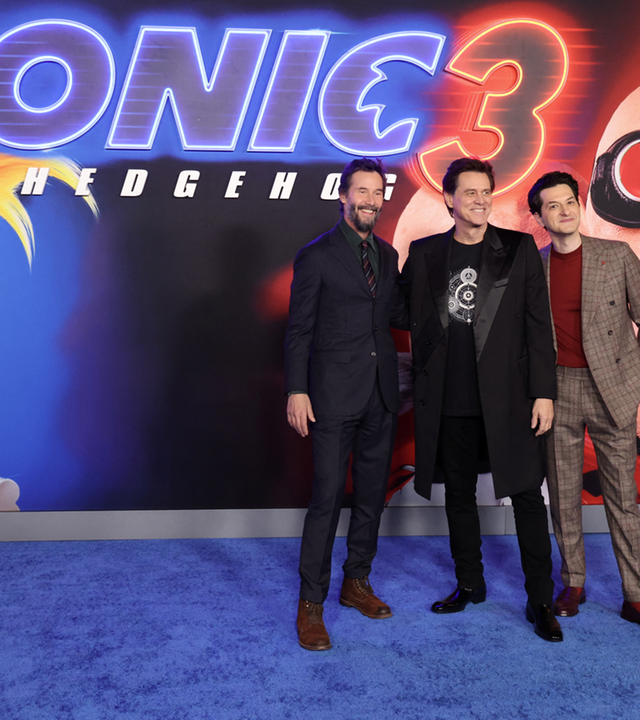 Filmpremiere "Sonic the Hedgehog 3" mit Jim Carrey und Keanu Reeves