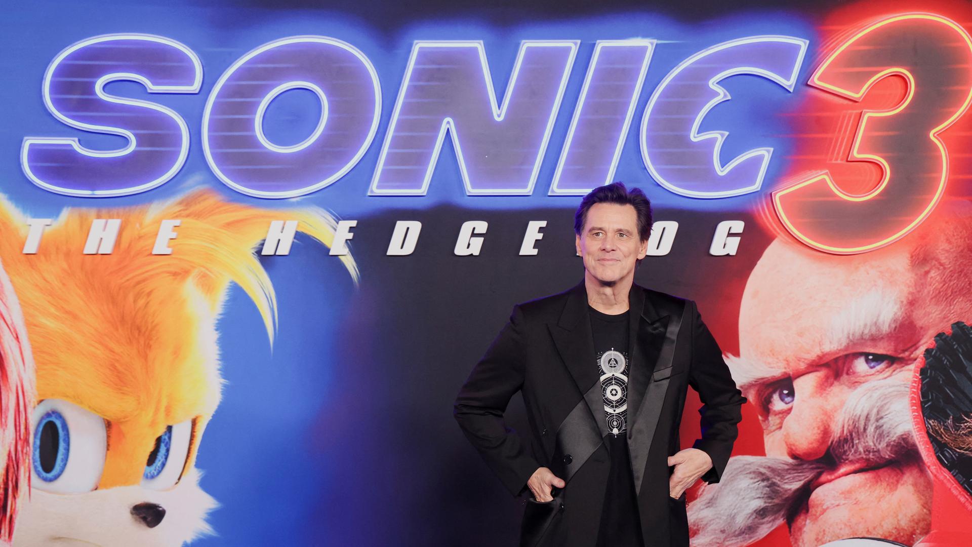 Jim Carrey bei "Sonic 3"-Premiere