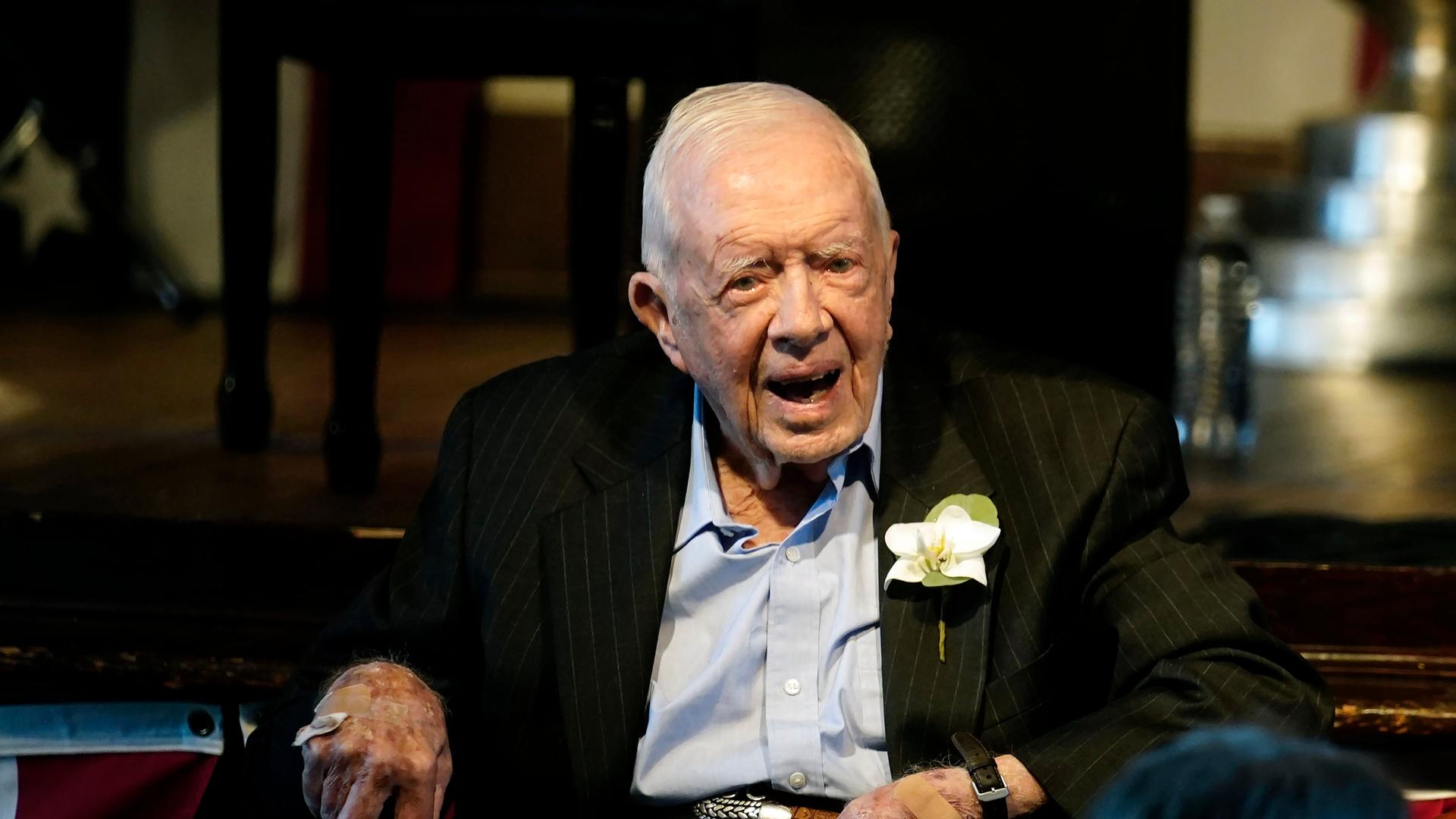 Jimmy Carter bei seinem 75. Hochzeitstag