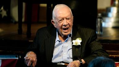 Jimmy Carter bei seinem 75. Hochzeitstag