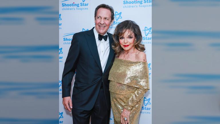Joan Collins beim Shooting Star Ball in London.