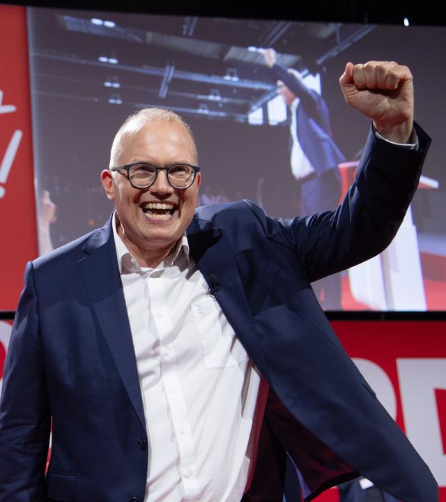 Jochen Ott, der SPD Fraktionsvorsitzende bei seiner Rede als Spitzenkandidat für die NRW Landtagswahl 2027.