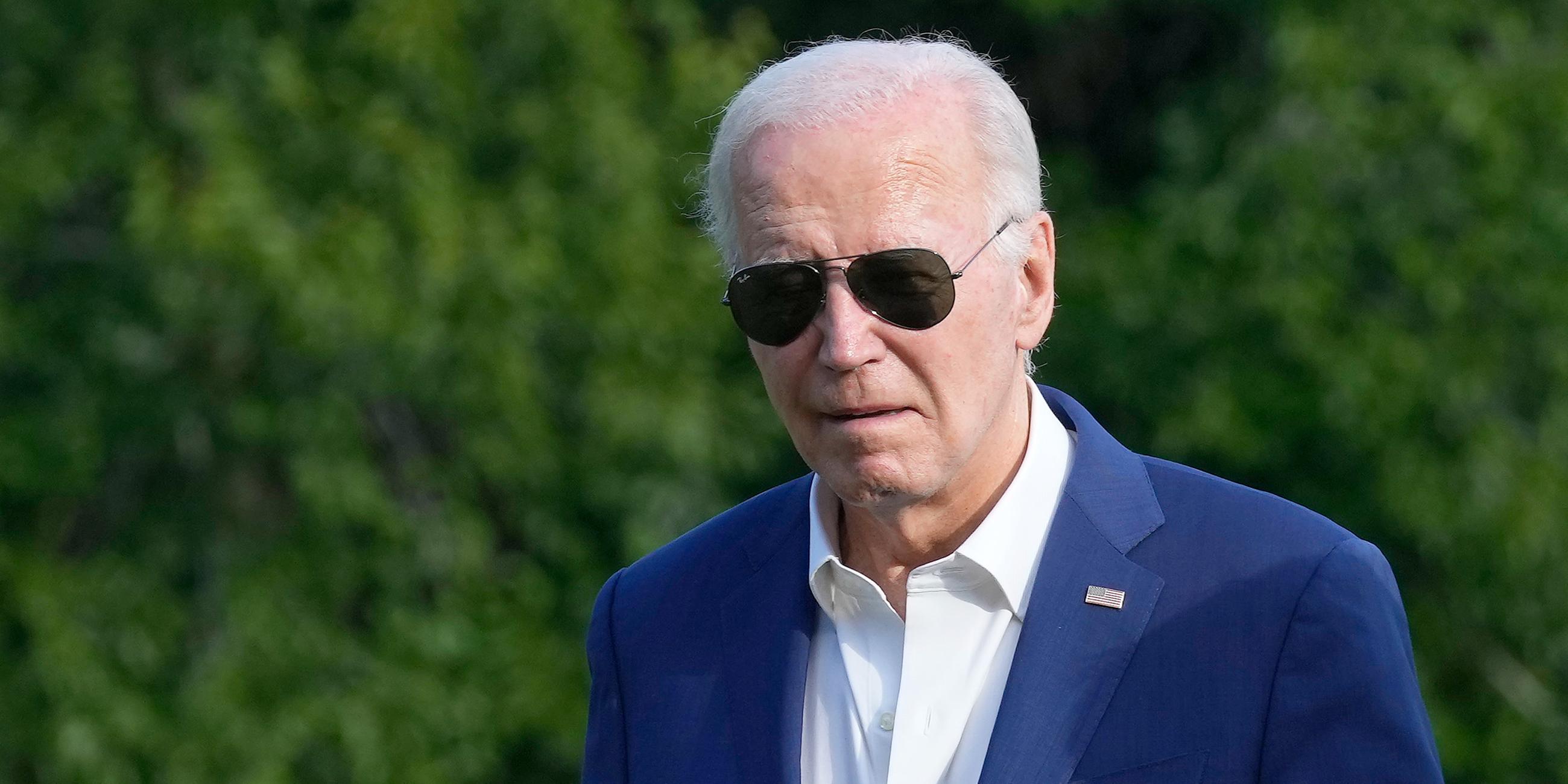 US-Präsident Joe Biden, aufgenommen am 07.07.2024 in Washington (USA)