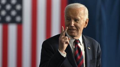 US-Präsident Joe Biden an seinem letzten vollen Tag seiner Präsidentschaft bei einem Termin in Charleston