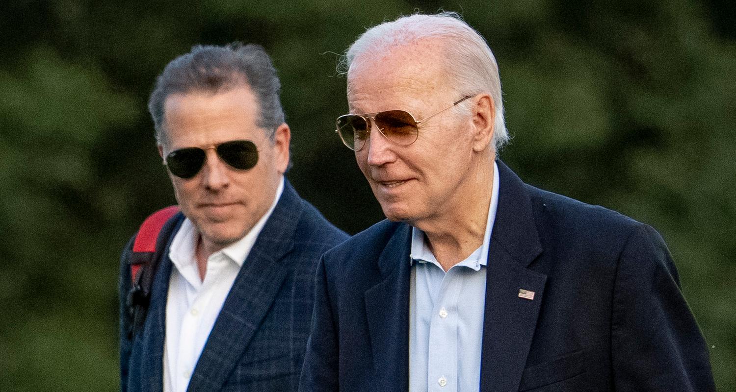Archiv: Joe Biden und Hunter Biden am 25.06.2023 in Washington.
