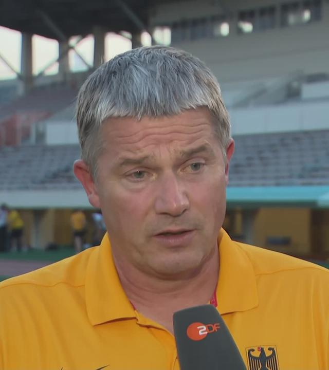 DLV-Sportvorstand Dr. Jörg Bügner im ZDF-Interview