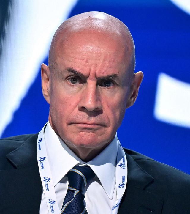 Der ehemalige Präsident des internationalen Ski- und Snowboardverbands International Ski and Snowboard Federation (FIS), Johan Eliasch, während des 57. Internationalen FIS-Kongresses 2026 in Belgrad, Serbien, am Donnerstag, dem 11. Juni 2026.