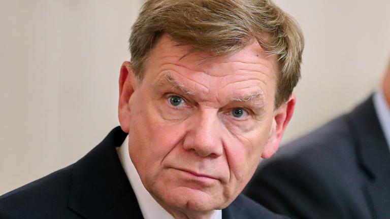 13.06.2025, Ägypten, Kairo: Der deutsche Außenminister Johann Wadephul bei seinem Treffen mit dem ägyptischen Amtskollegen Abdel-Atti im Tahrir-Palast in Kairo, Ägypten.