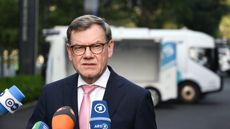 Johann Wadephul, aufgenommen am 09.12.2025 in Guangdong (China)