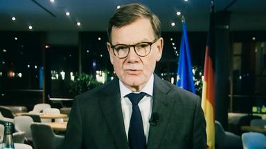 Zu Gast bei Maybrit Illner am 19. Februar 2026  Bundesaußenminister Johann Wadephul (CDU) zugeschaltet aus Stuttgart.