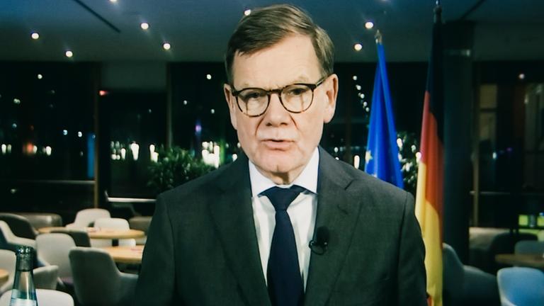 Zu Gast bei Maybrit Illner am 19. Februar 2026  Bundesaußenminister Johann Wadephul (CDU) zugeschaltet aus Stuttgart.