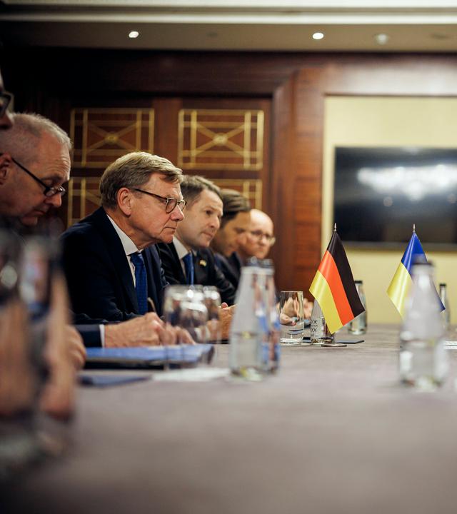 Bundesaußenminister Johann Wadephul (CDU) trifft Wolodymyr Selenskyj am 22.08.2026 in Kiew, Ukraine.