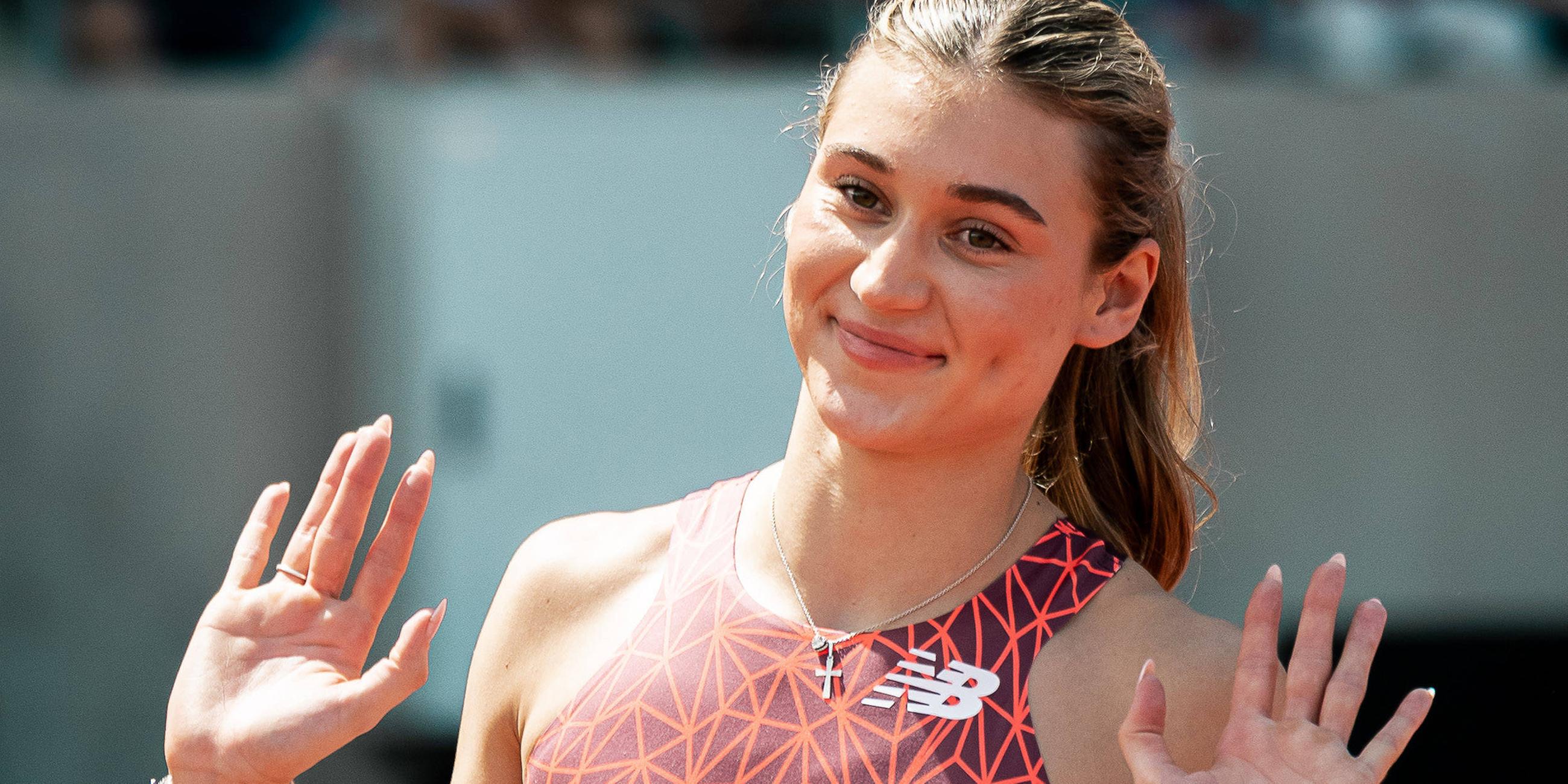 Leichtathletin Johanna Martin am 01.06.2025 in Dresden.