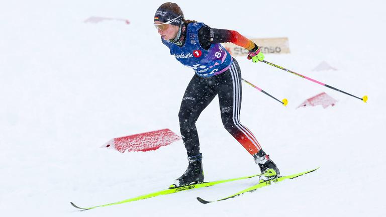 Johanna Recktenwald ist in Aktion. 