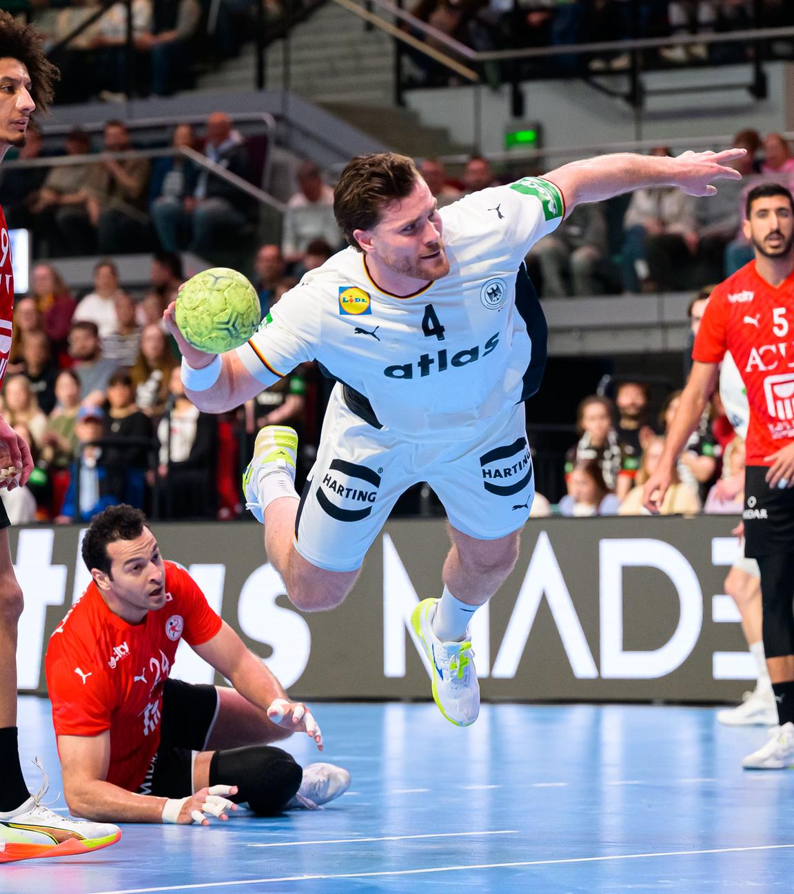 Johannes Golla (Deutschland) in Aktion. 