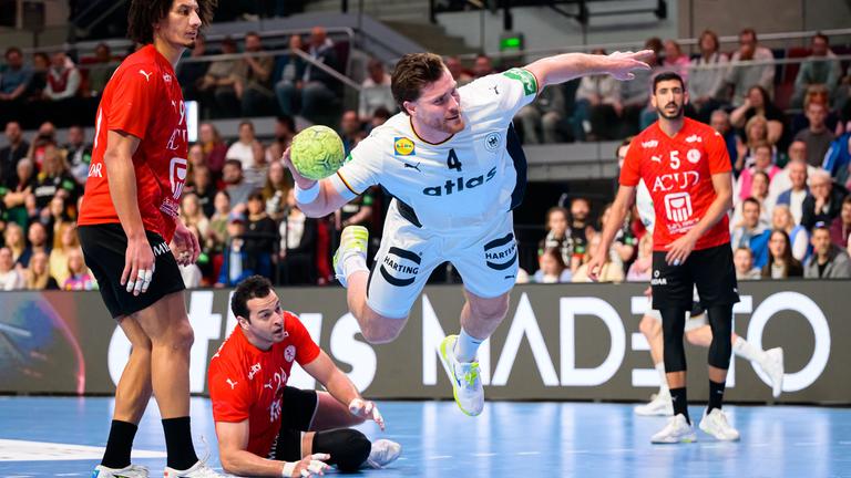 Johannes Golla (Deutschland) in Aktion. 