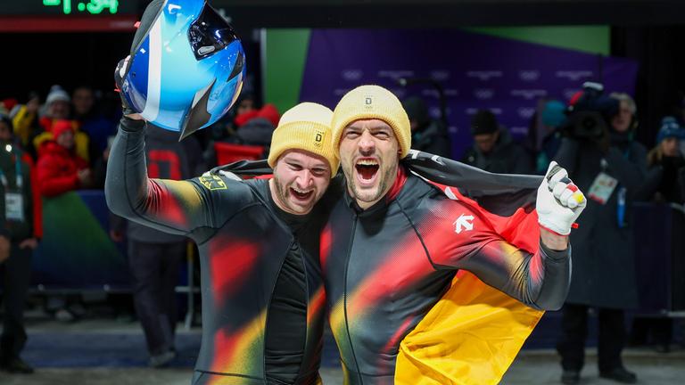 Johannes Lochner und Georg Fleischhauer ( Deutschland ) gewinnen die Gold Medaille. 