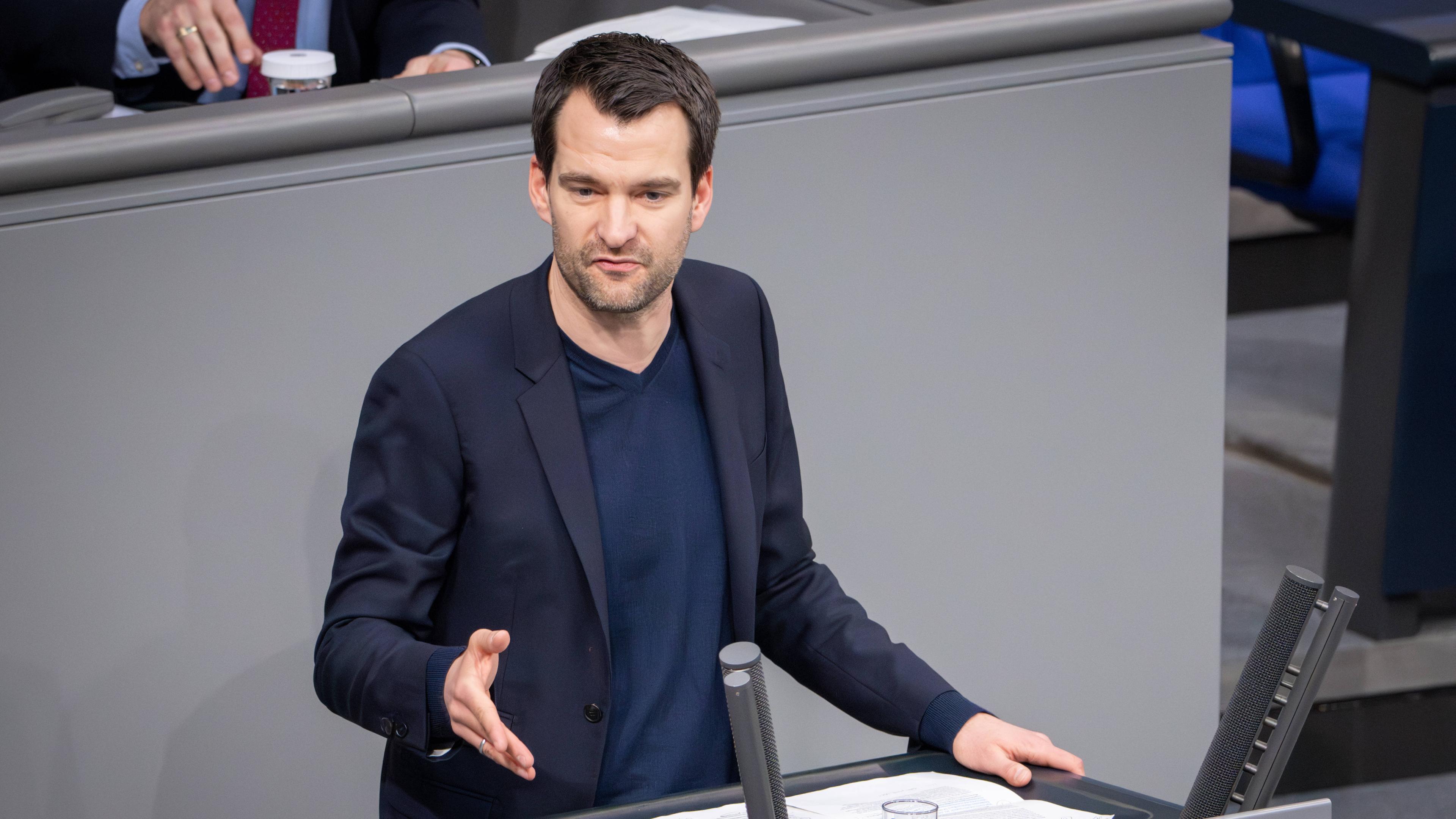 Johannes Vogel am 16.11.2023 im Bundestag.