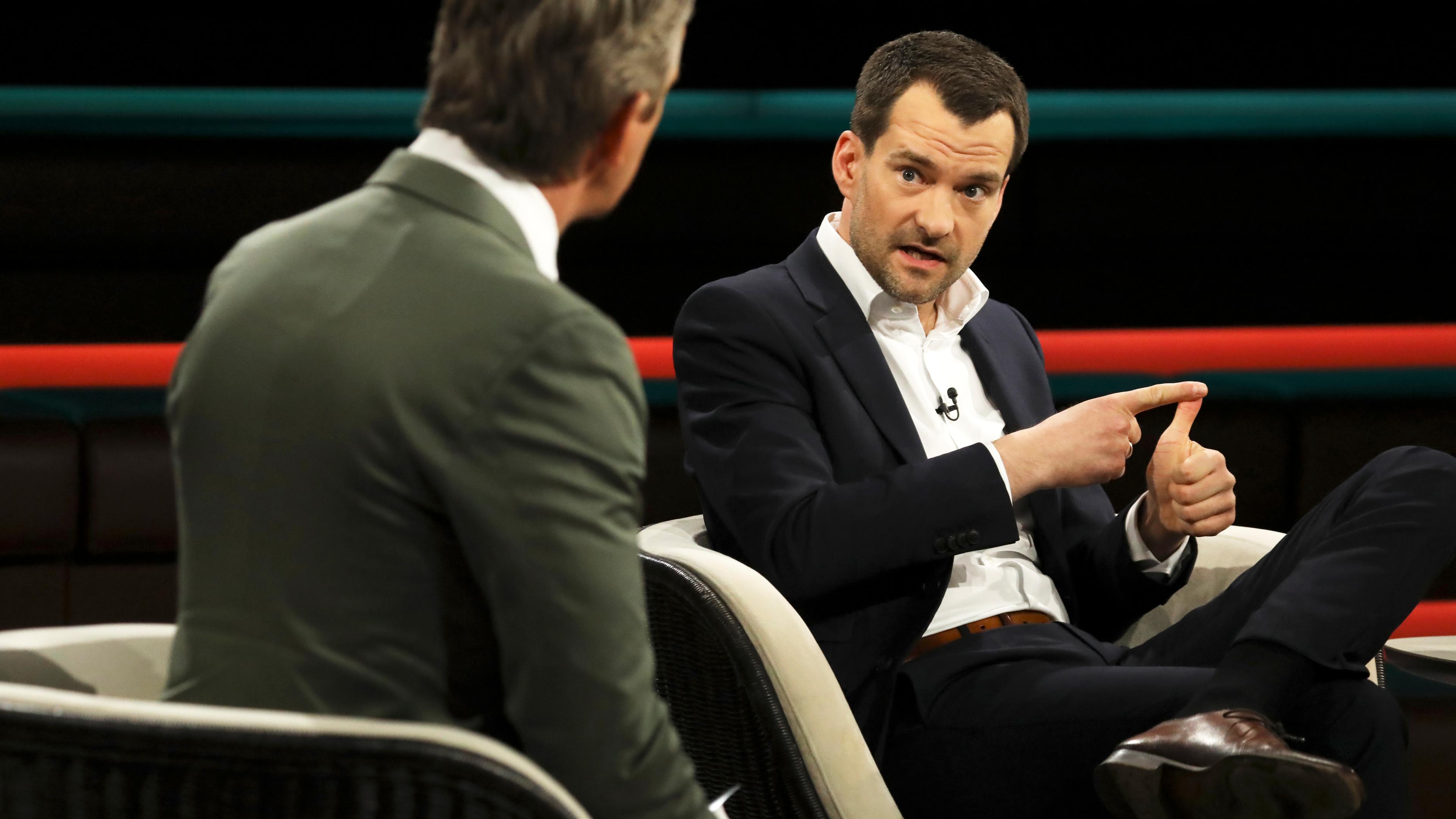 FDP-Vize Johannes Vogel in der Sendung Markus Lanz am 24. April 2024.