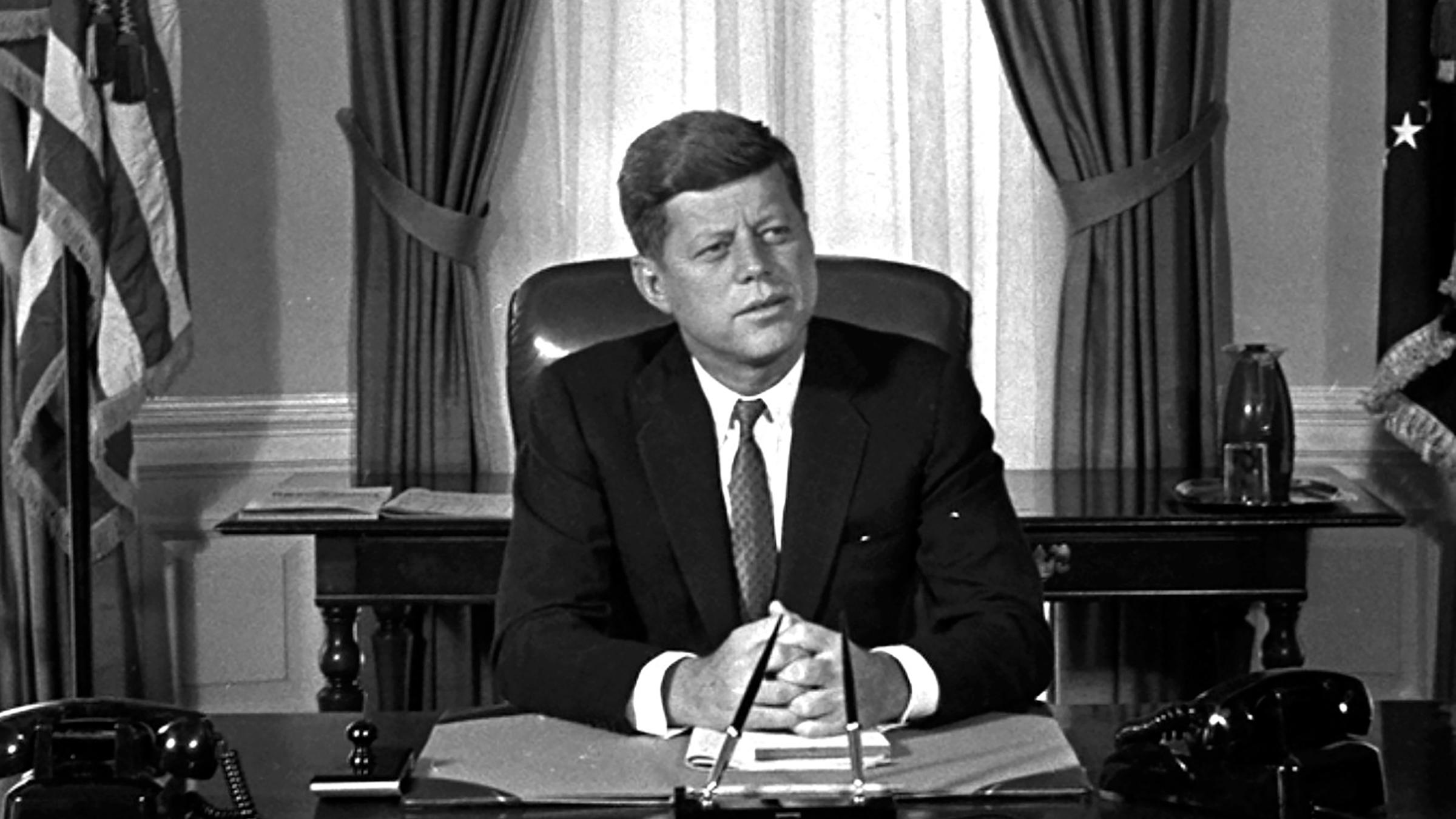 Archiv: Der ehemalige US-Präsident John F. Kennedy am 21.01.1961