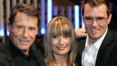 Udo Jürgens mit Tochter und Sohn John Jürgens