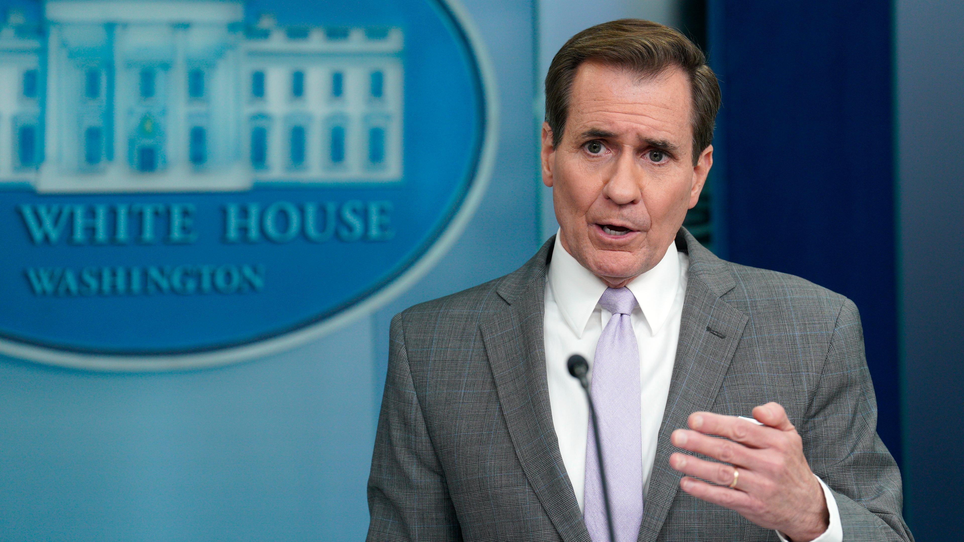 Kommunikationsdirektor des Nationalen Sicherheitsrats, John Kirby 