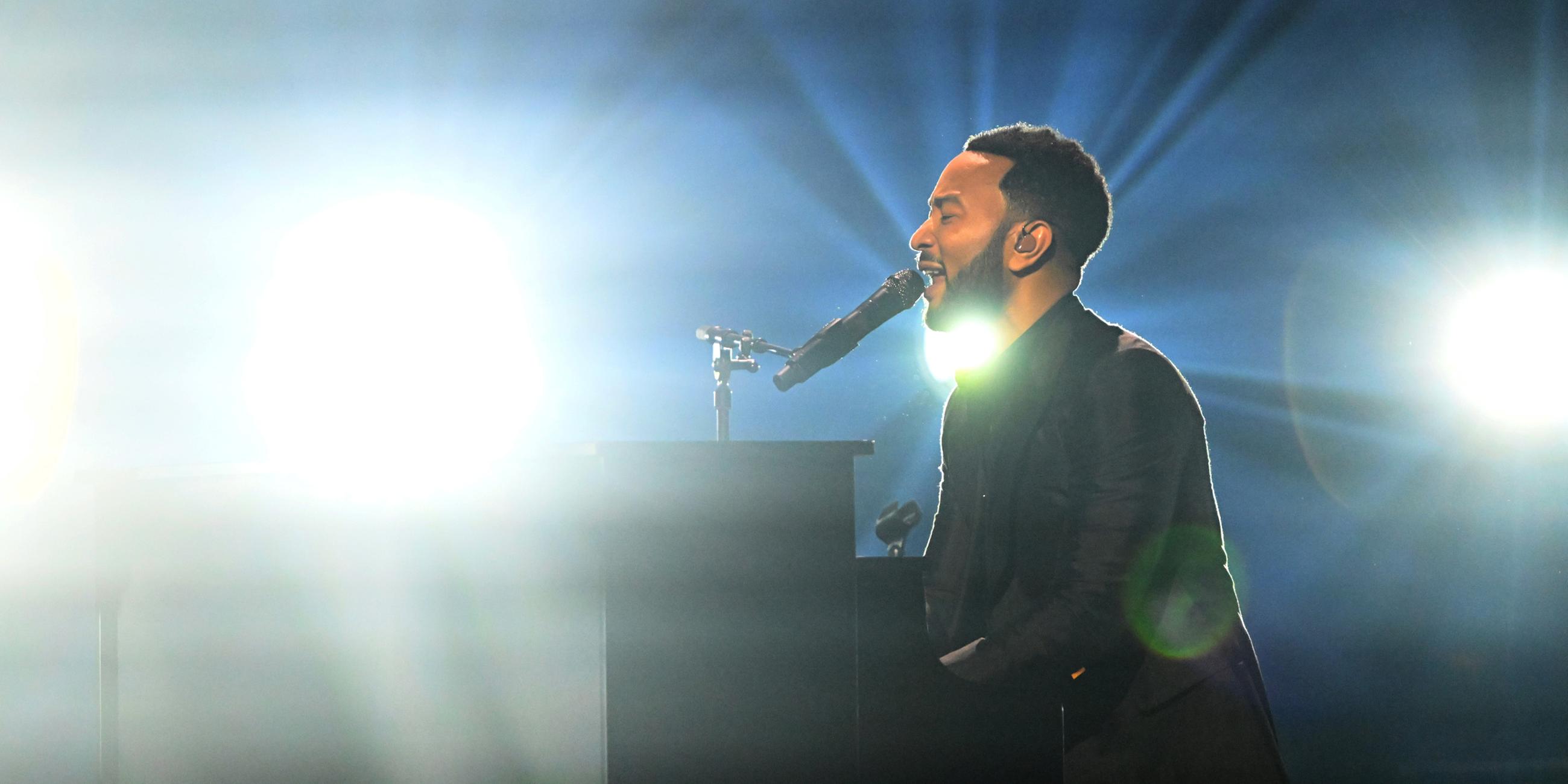 John Legend tritt beim einzigen Deutschland-Konzert im Rahmen seiner «Get Lifted»-Tour am 07.06.2025 in der Olympiahalle auf.