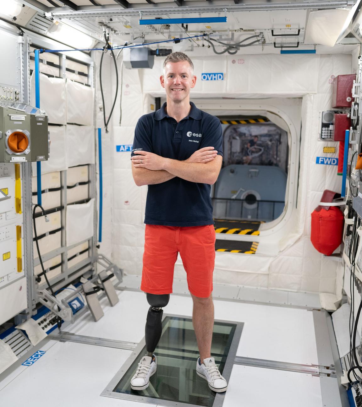 Astronaut John McFall