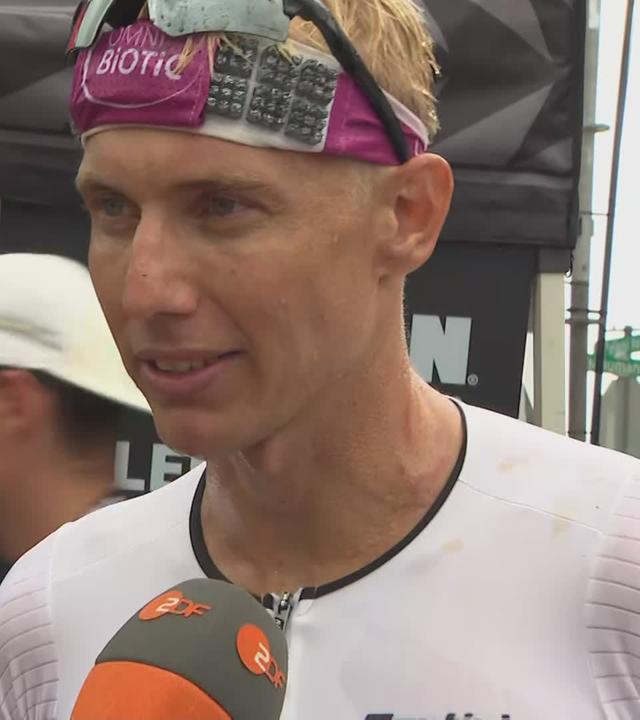 Triathlet Jonas Schomburg im ZDF-Interview
