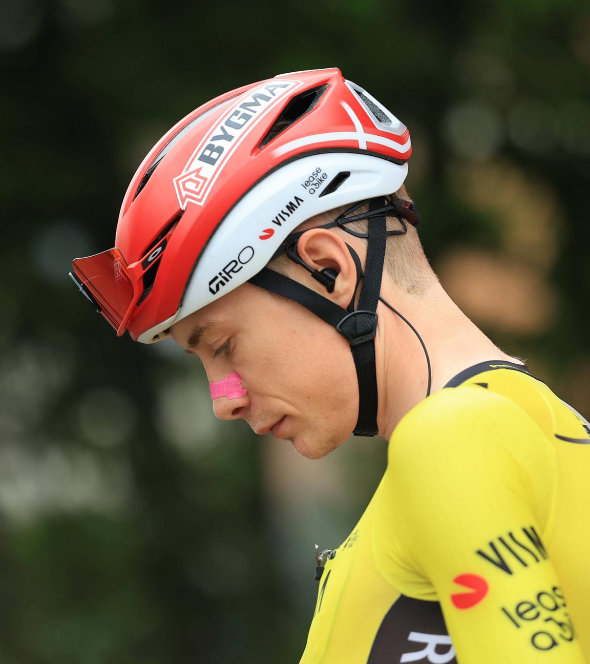 Radsportler Jonas Vingegaard beim La Vuelta Radrennen 2025 am 24.08.2025 in Turin, Italien.