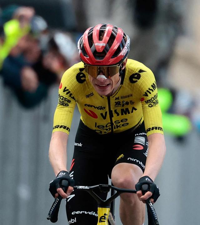 Der Däne Jonas Vingegaard während der 7. Etappe der Giro d'Italia 2026.