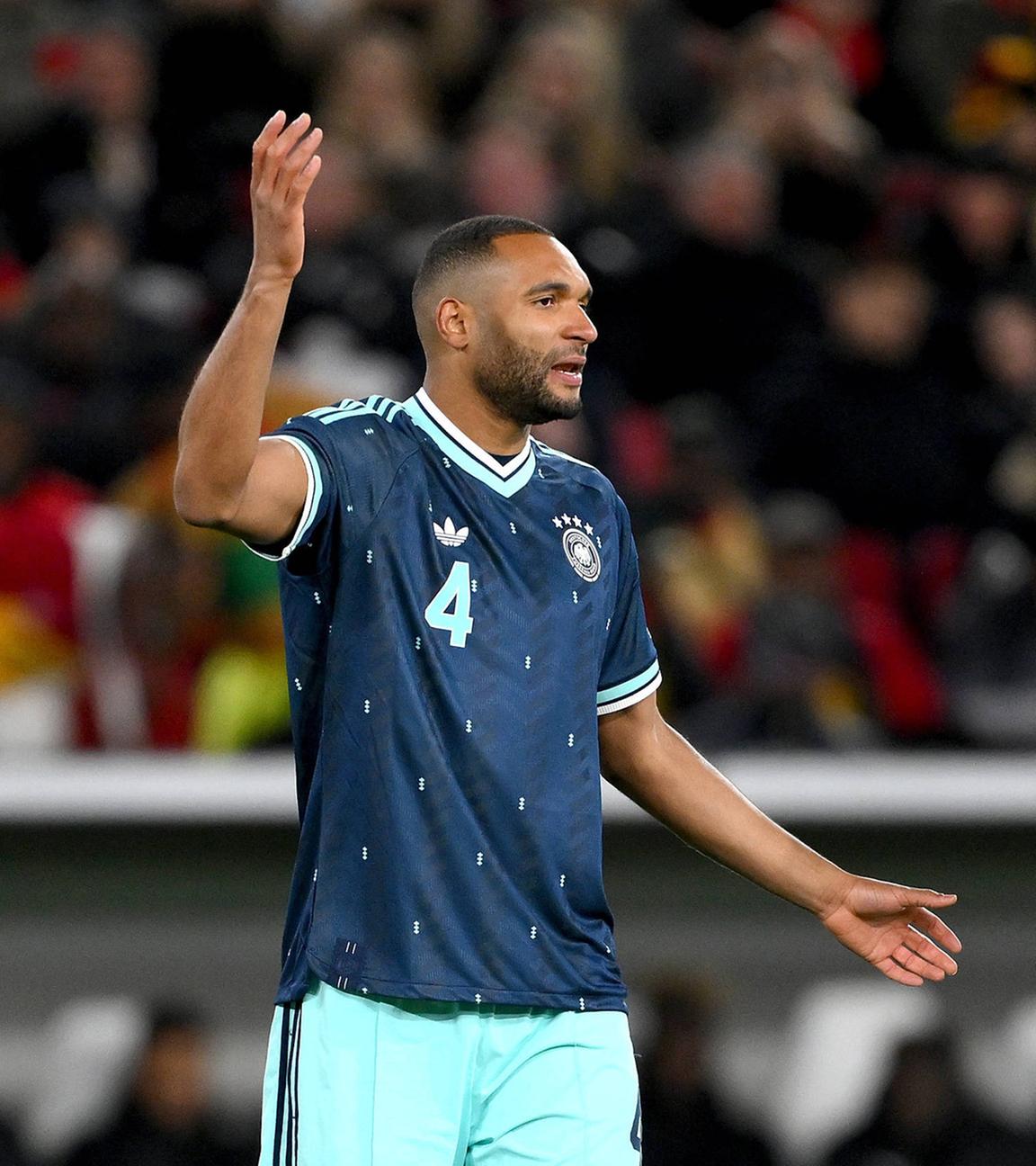 Jonathan Tah und Nico Schlotterbeck beim Spiel zwischen Deutschland und Ghana am 30.03.2026.