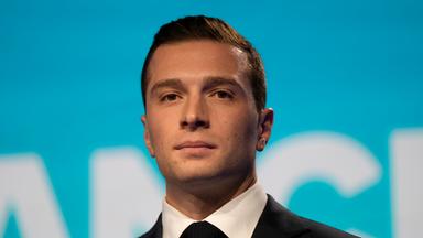 Jordan Bardella am 09.06.2024 in Paris.
