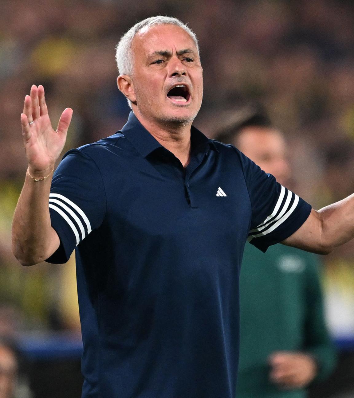 Fenerbahçes portugiesischer Cheftrainer José Mourinho reagiert.