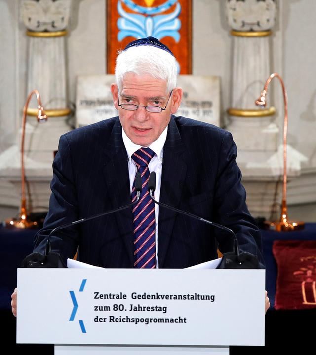 Josef Schuster am 09.11.2018 in der Rykestrasse Synagogue in Berlin