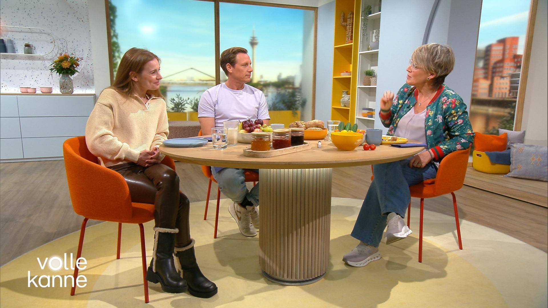 Josefine Preuß und Patrick Kalupa zu Gast zu Gast bei Andrea Ballschuh