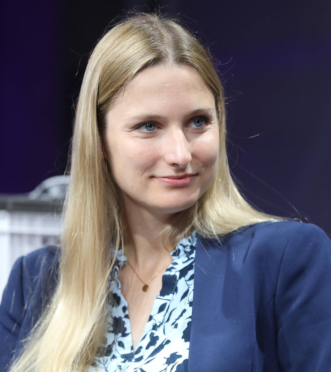 Josephine Ballon, Juristin bei "HateAid", auf der Digitalmesse Re:publica am 27.05.2024 in Berlin.