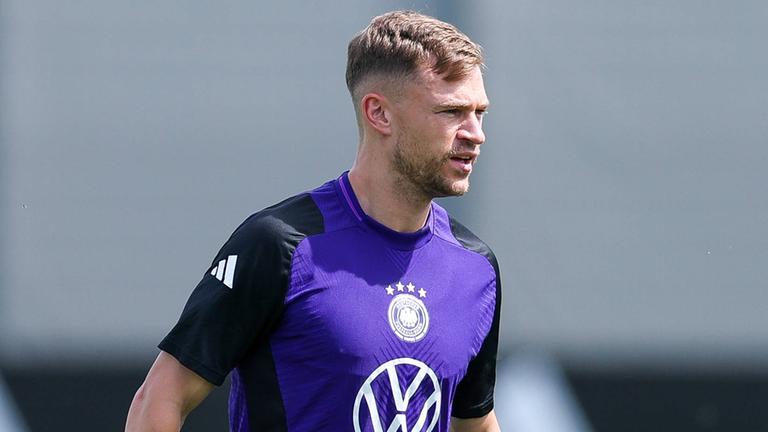 Fußballtraining Nationalmannschaft am 01.06.2025 am Homeground in Herzogenaurach mit Joshua Kimmich.