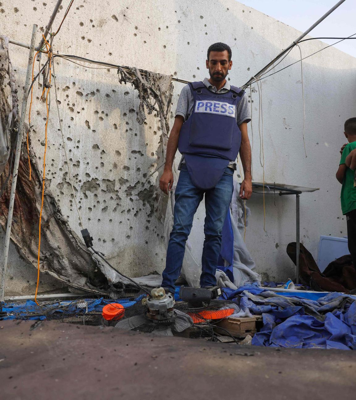Bericht von getöteten Journalisten in Gaza