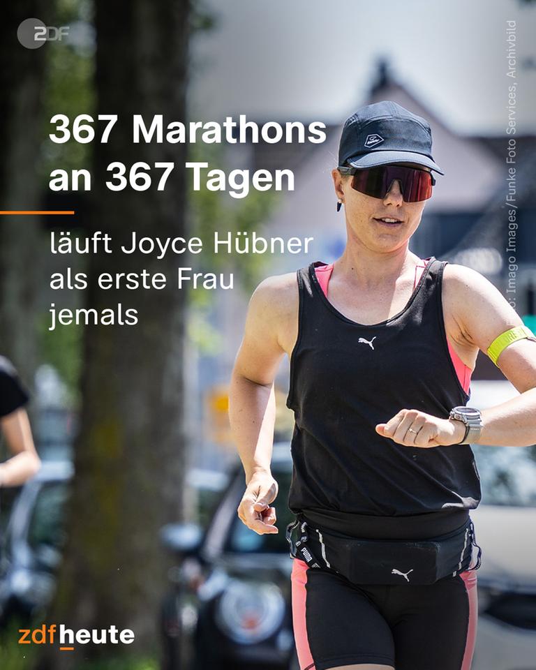 Joyce Hübner läuft 367 Marathons in 367 Tagen