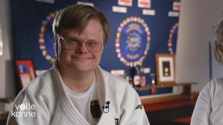 Judokämpfer mit Down-Syndrom