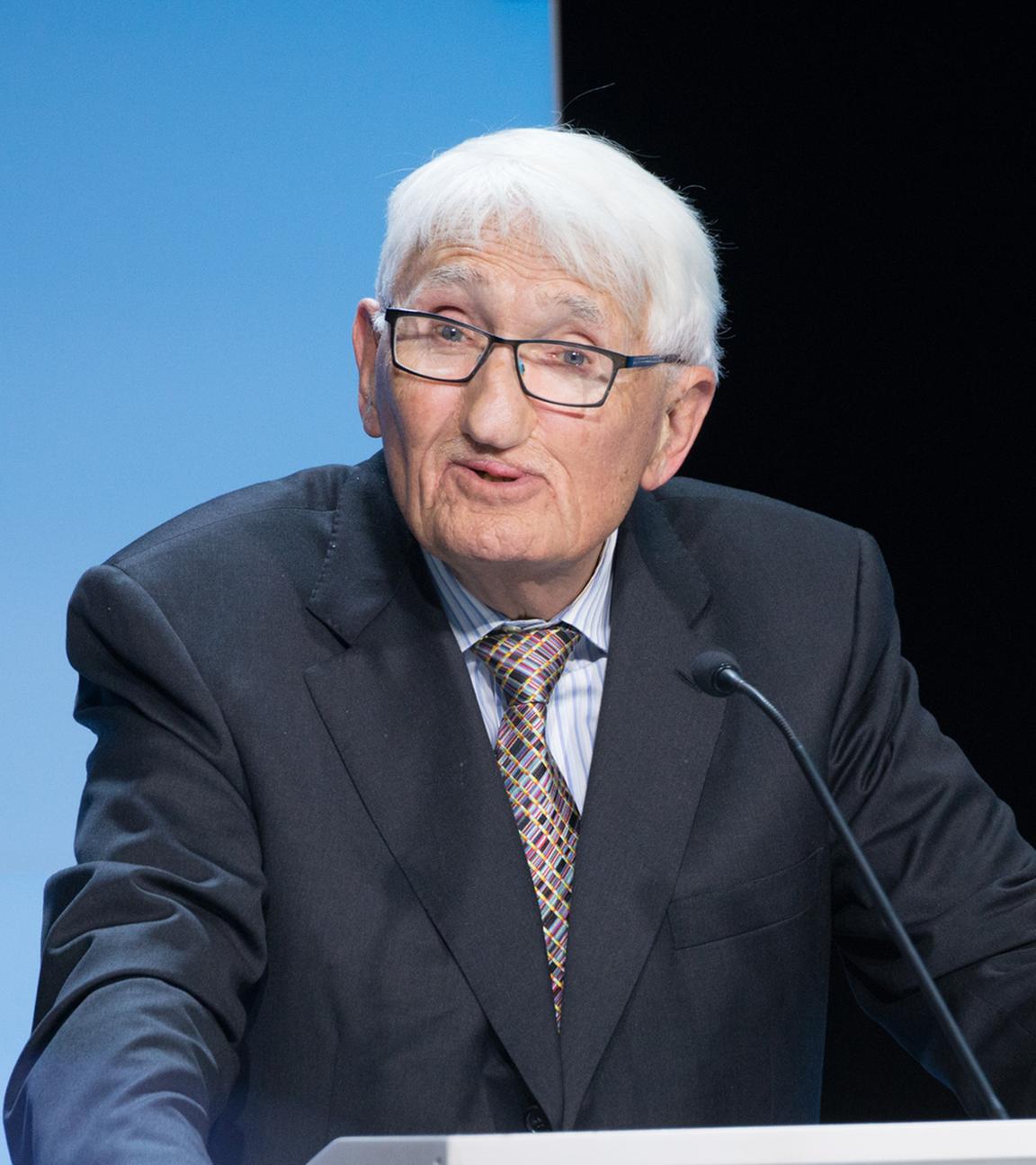Prof. Dr. Jürgen Habermas Verleihung des Deutsch-Französischen Journalistenpreises 2018. (Archiv)