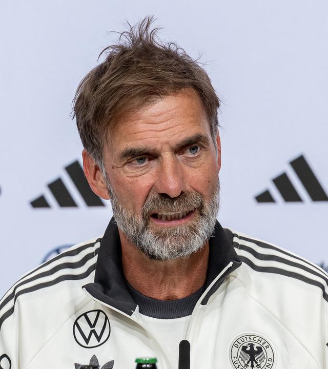 Jürgen Klopp bei einer Pressekonferenz