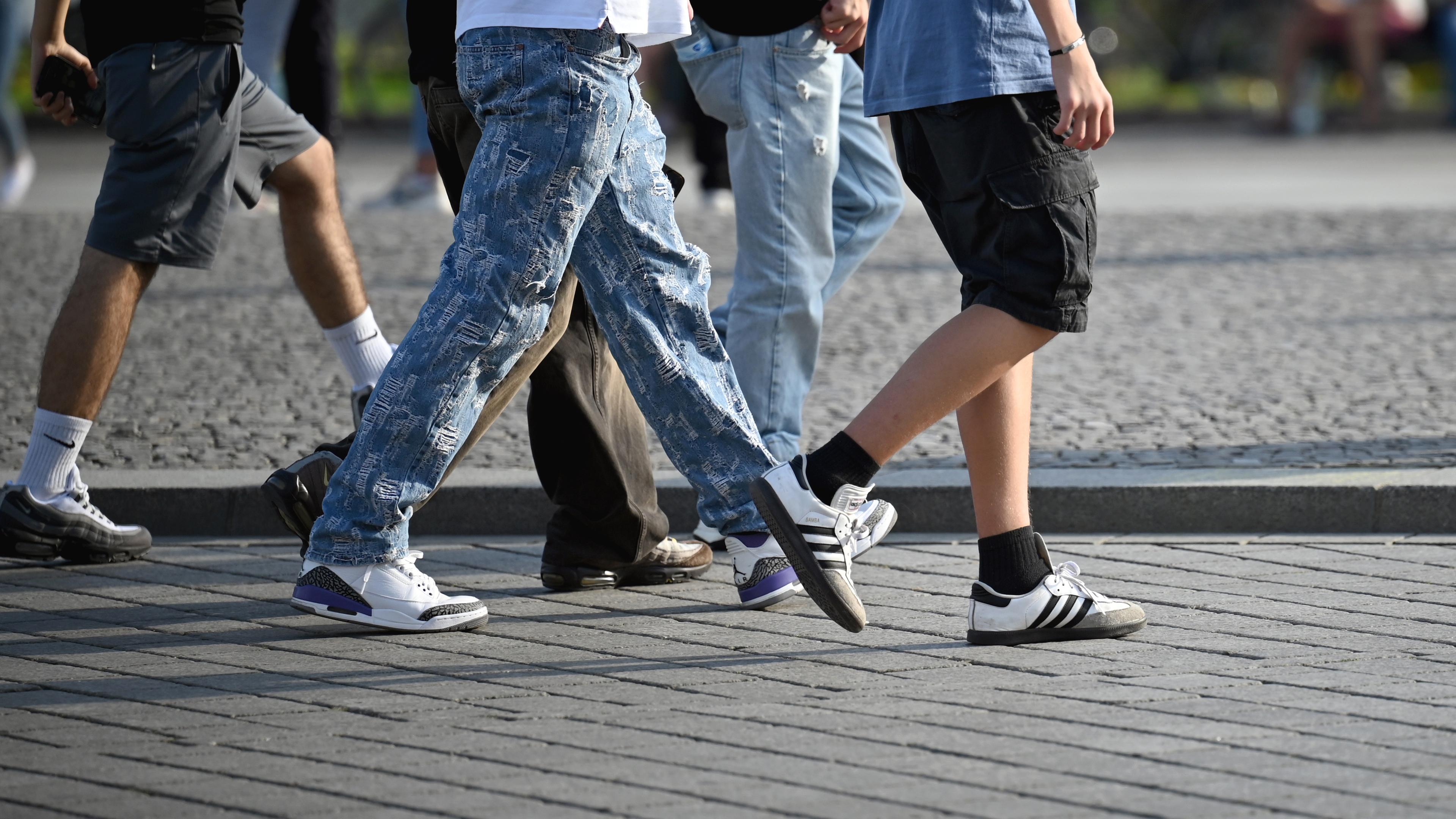 Jugendliche auf der Strasse